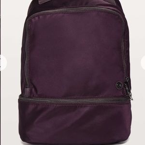lululemon black cherry backpack